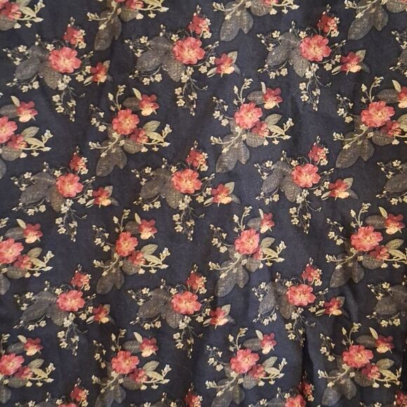 BAR III Men's button up collared cotton flower print slim fit shirt size large - Picture 3 of 3